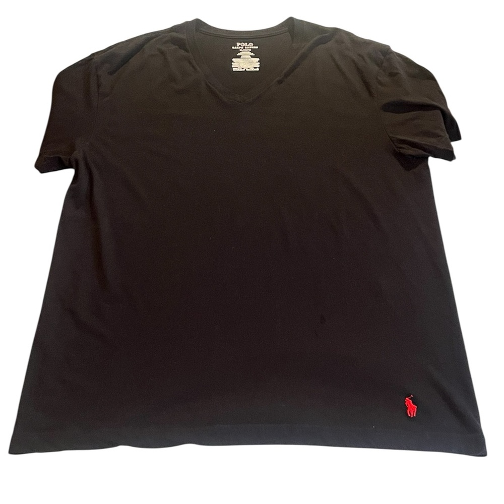 Polo Ralph Lauren Men’s Black Short Sleeve Logo T-shirt, Size XL